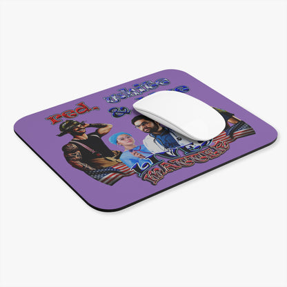 rw&b lives matter - Mouse Pad (Rectangle) (light purple)