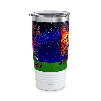 schrodinger's cat - Ringneck Tumbler, 20oz ('snoops' background)