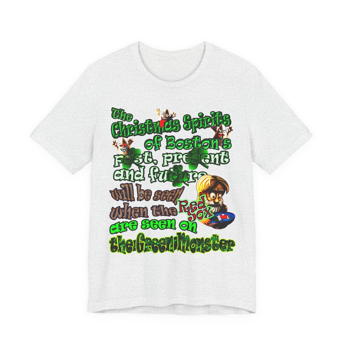 christmas spirits of boston - Unisex Jersey Short Sleeve Tee
