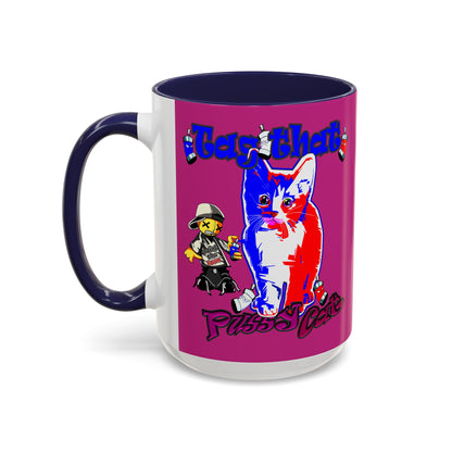 tag that - Accent Mug (pink)