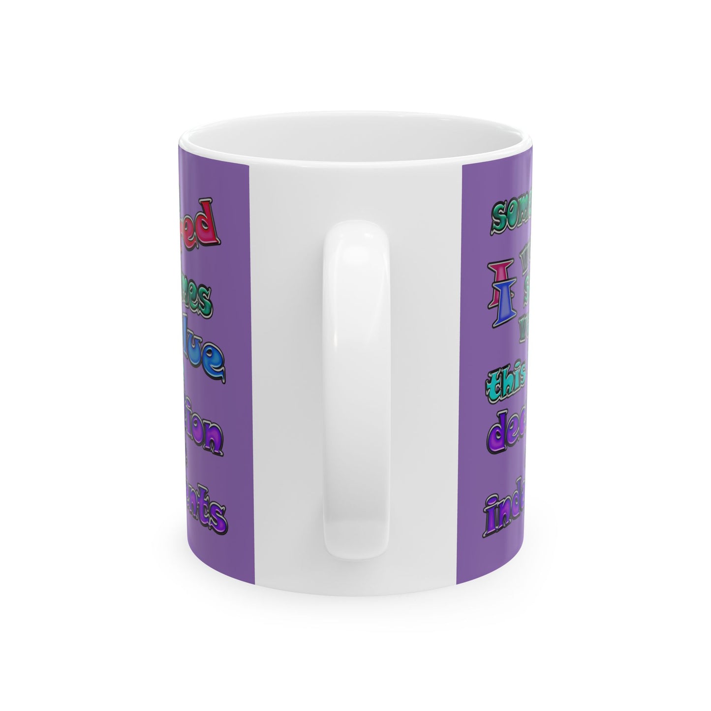 declaration of the independents - White Mug (light purple)