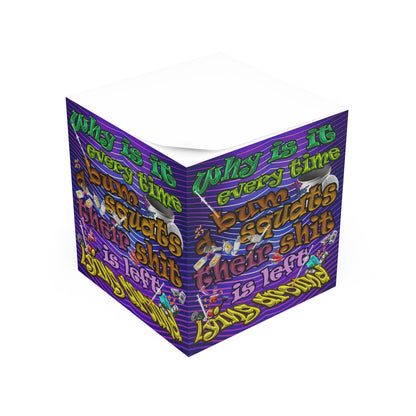 the bum's shit - note cube (purple wave)