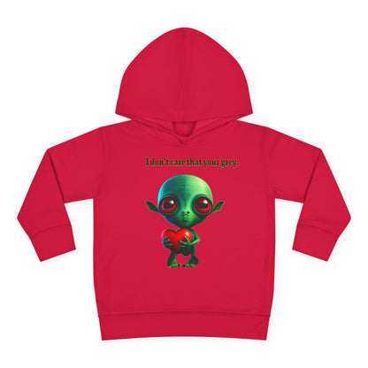 I don't care that your grey - Toddler Pullover Fleece Hoodie