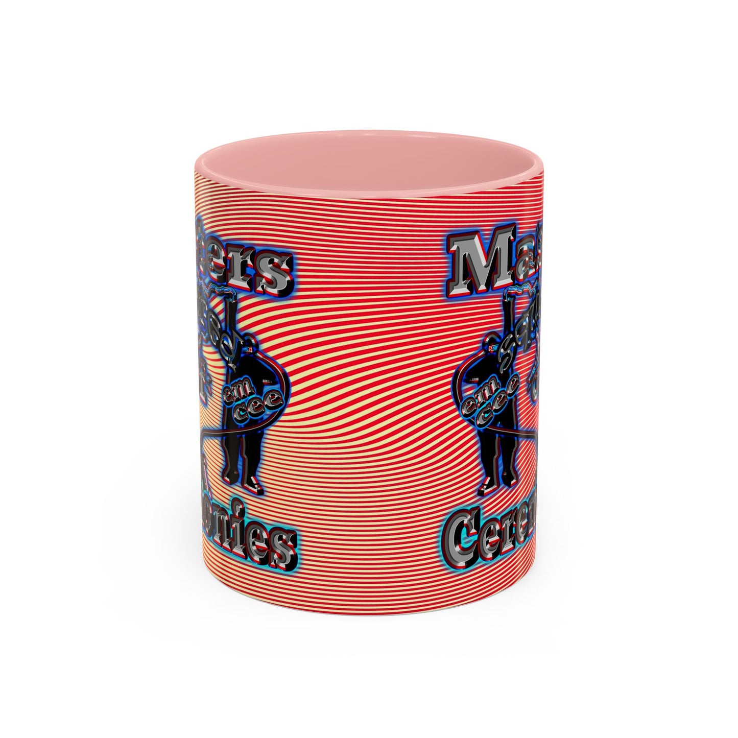 em cee squared - Accent Mug (yellow-orange wave)