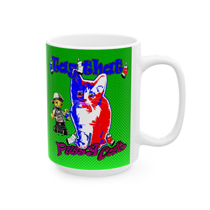 tag that - White Mug (logo green)