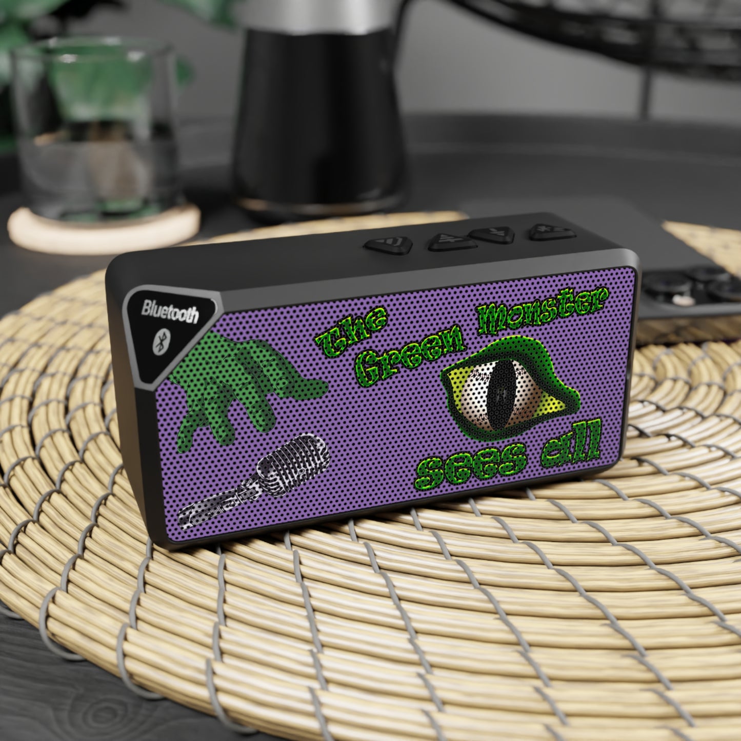 green monster - Jabba Bluetooth Speaker (light purple)