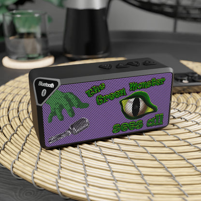 green monster - Jabba Bluetooth Speaker (light purple)