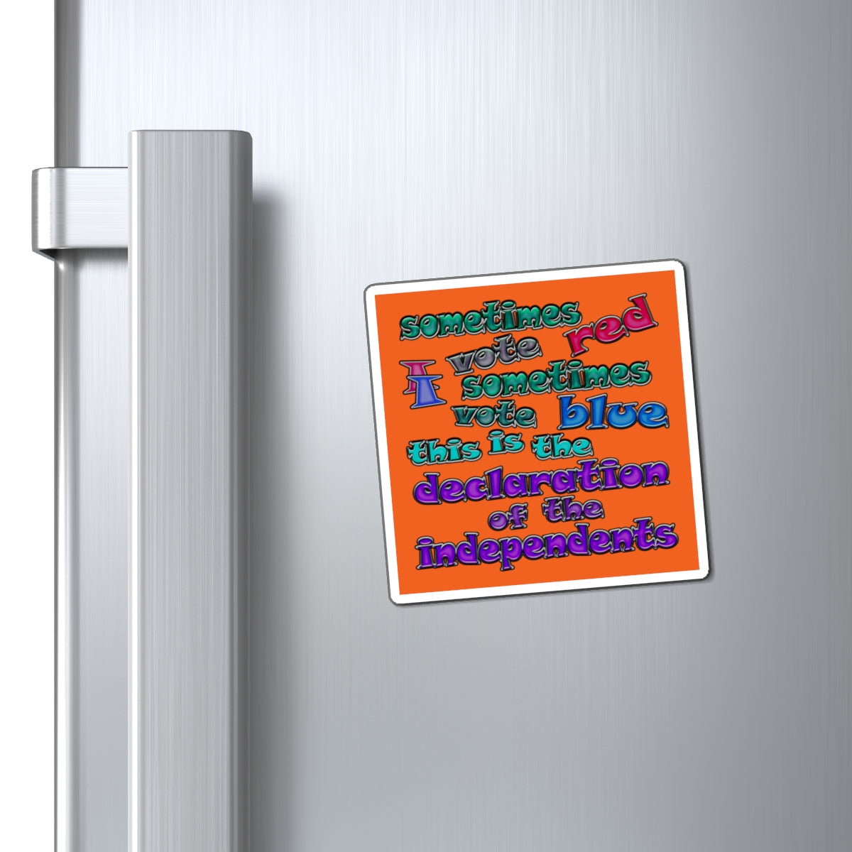declaration of the independents - Magnets - (orange)