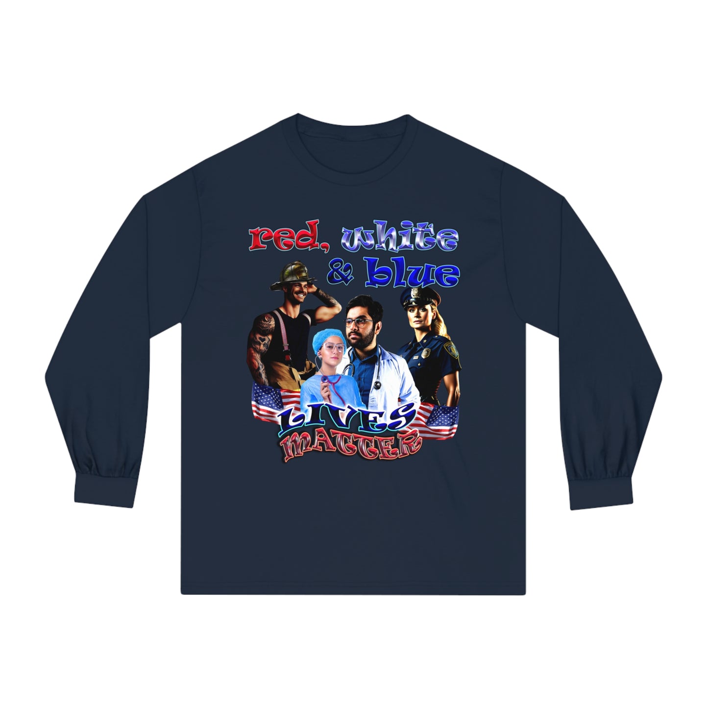 rw&b lives matter - Unisex Classic Long Sleeve T-Shirt
