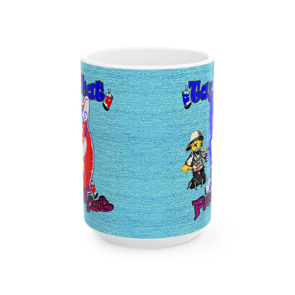 tag that - White Mug (faded blue)