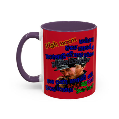 high noon - Accent Mug (dark red)