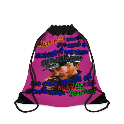 high noon - Drawstring Bag (pink)