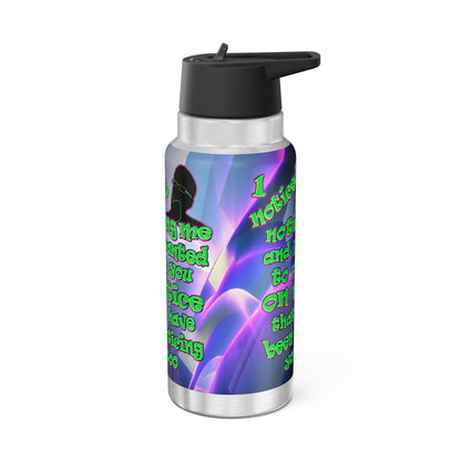 noticed you noticing - Gator Tumbler, 32oz  (grey-pink wave)