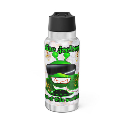 disc jockey - Gator Tumbler, 32oz (white marble)