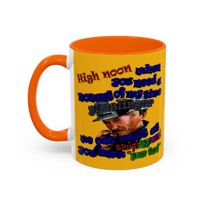 high noon - Accent Mug (yellow)