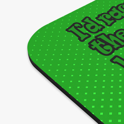 turtle race - Mouse Pad (Rectangle) (logo green)