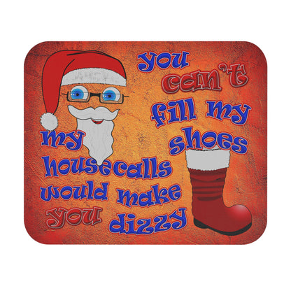santa's shoes - Mouse Pad (Rectangle) (burnt orange)
