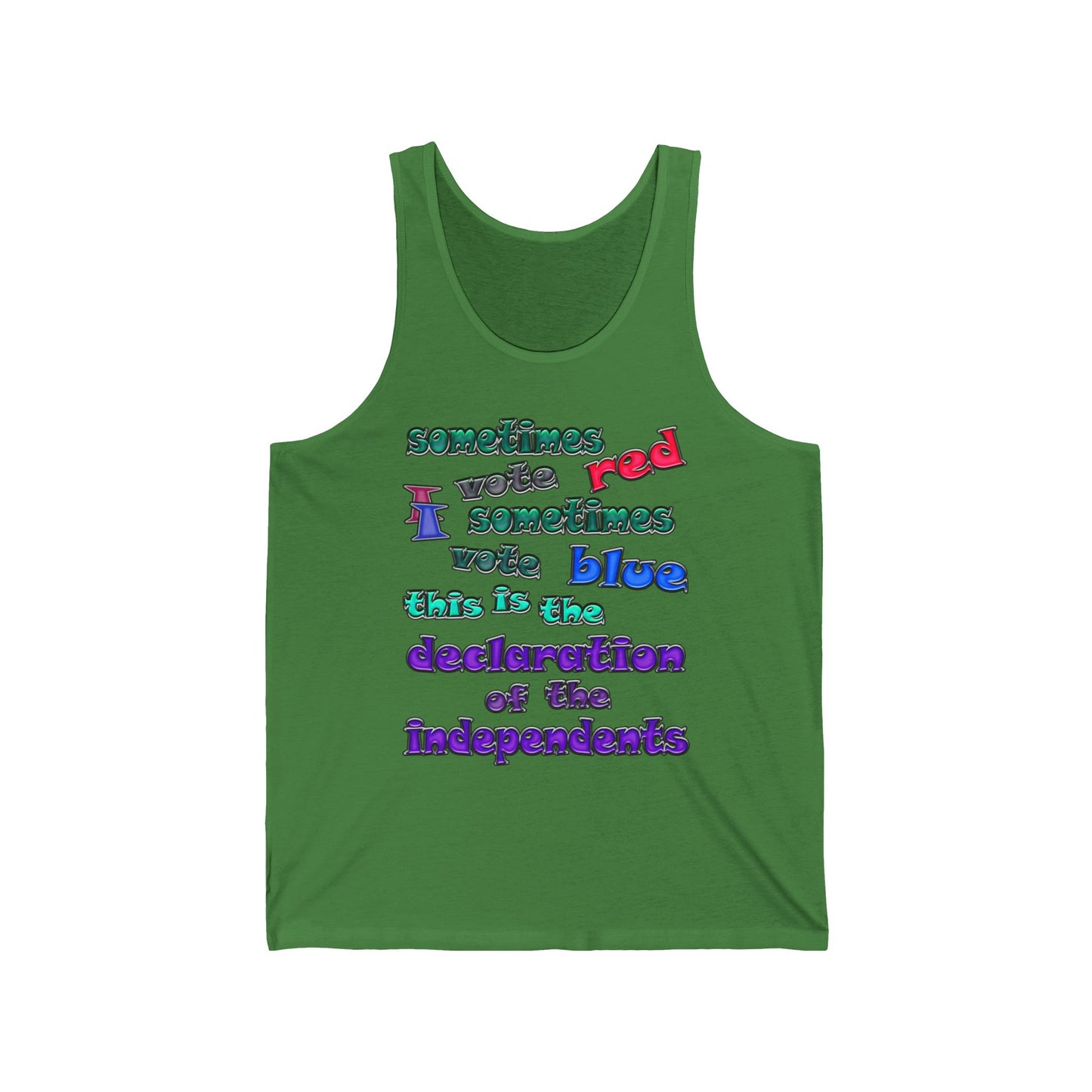 declaration of the independents - Unisex Jersey Tank
