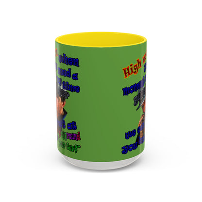 high noon - Accent Mug (green)