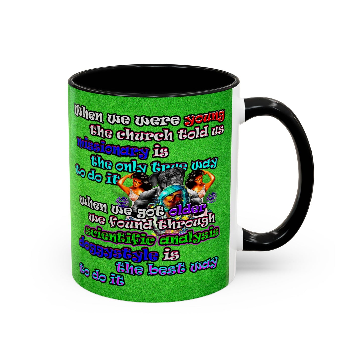 doggystyle - Accent Mug (green turf)
