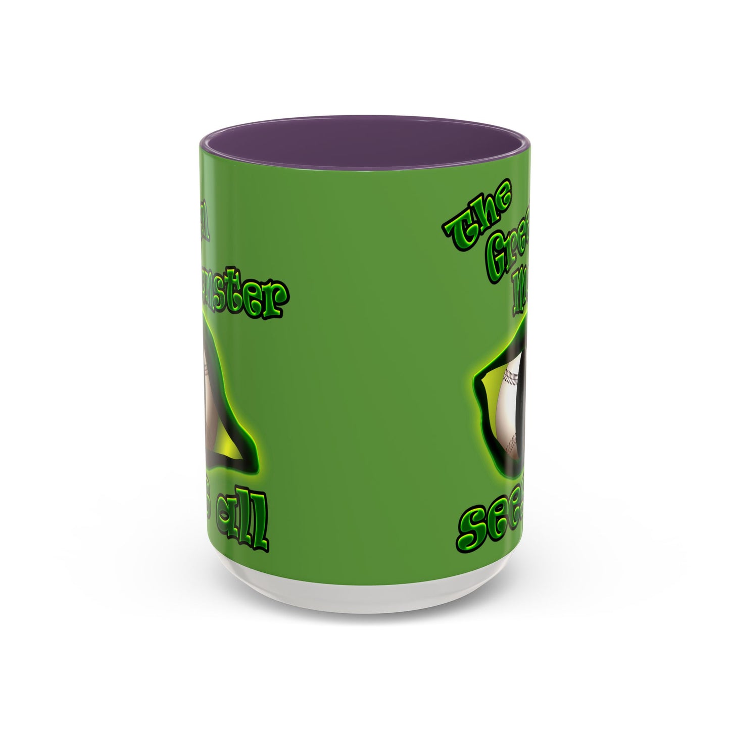 green monster - Accent Mug (green)