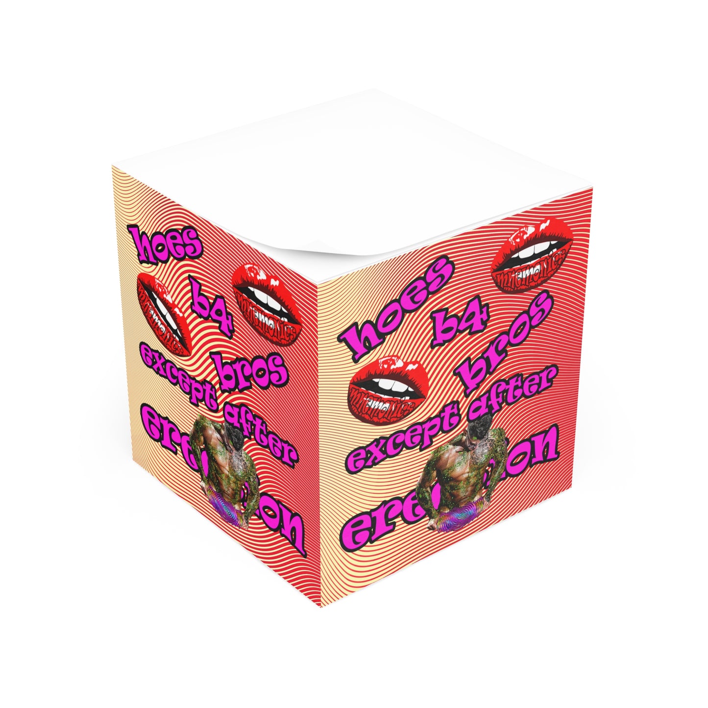 hoes b4 bros - note cube (yellow-orange wave)