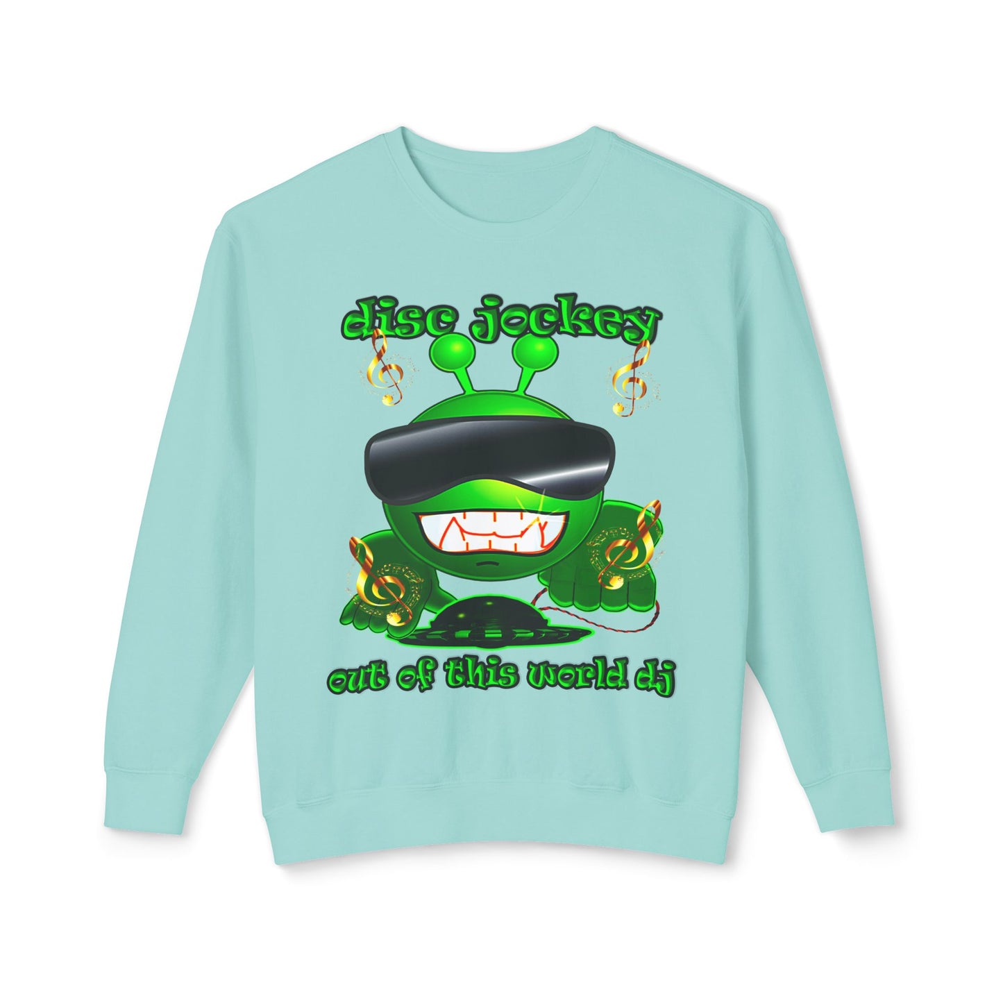 disc jockey - Unisex Lightweight Crewneck Sweatshirt