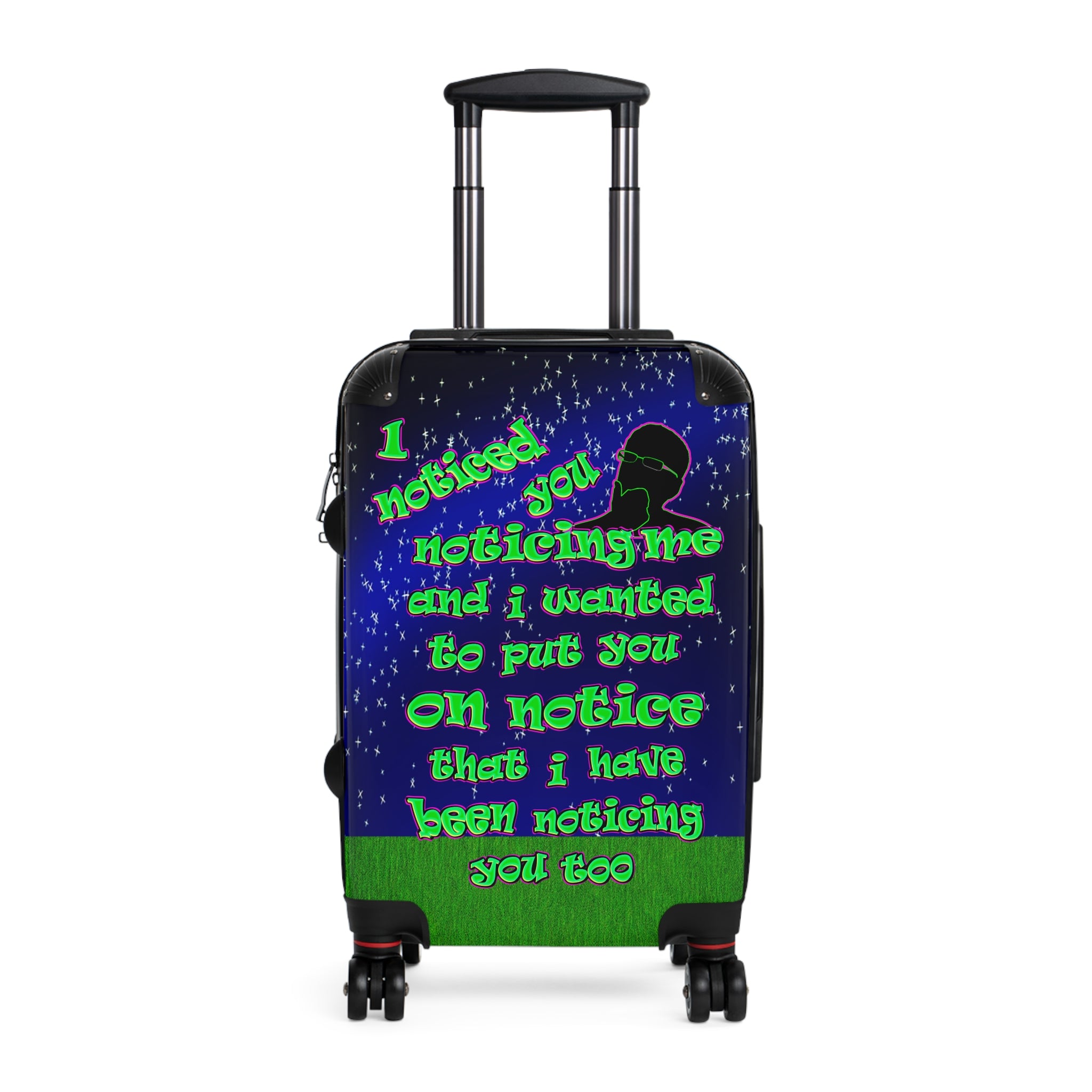 noticed you noticing - Suitcase ('snoops' background)