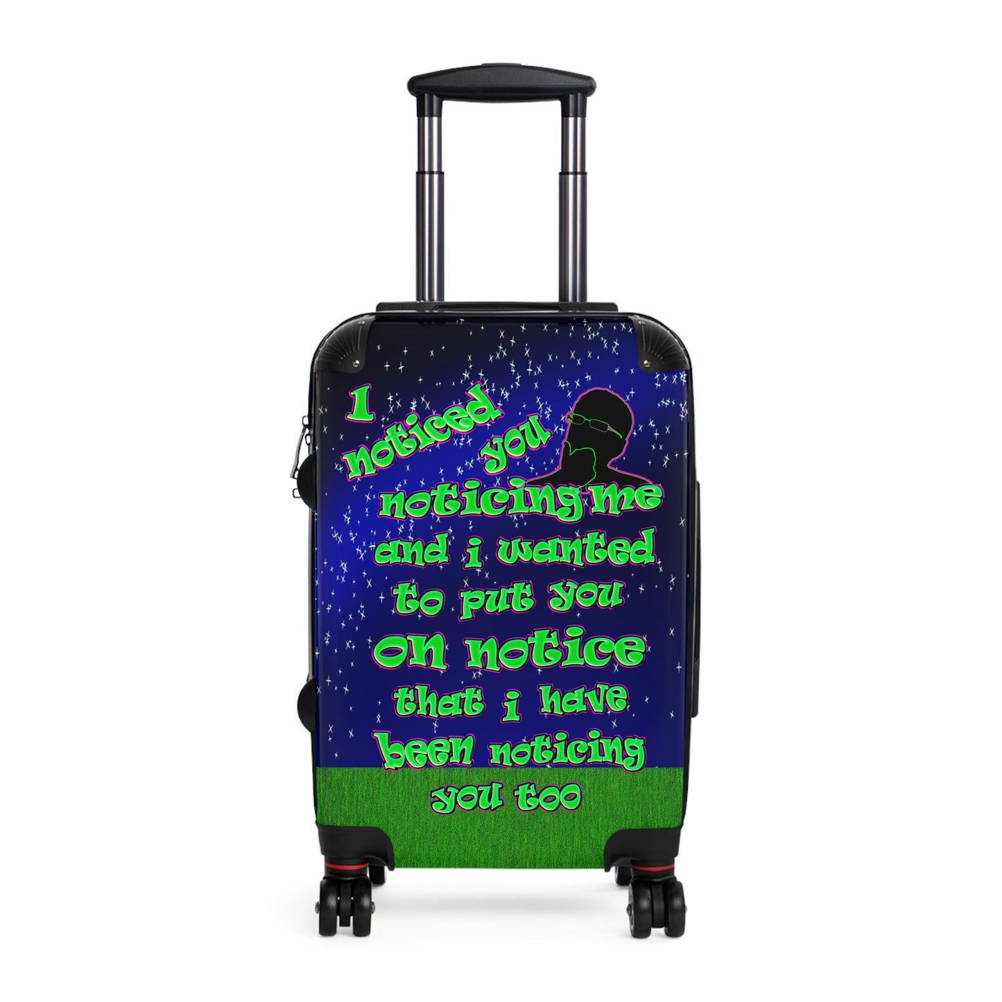 noticed you noticing - Suitcase ('snoops' background)