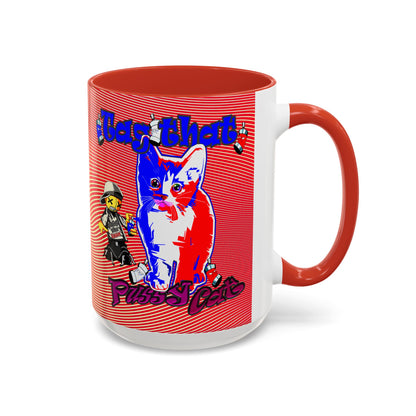 tag that - Accent Mug (yellow-orange wave)