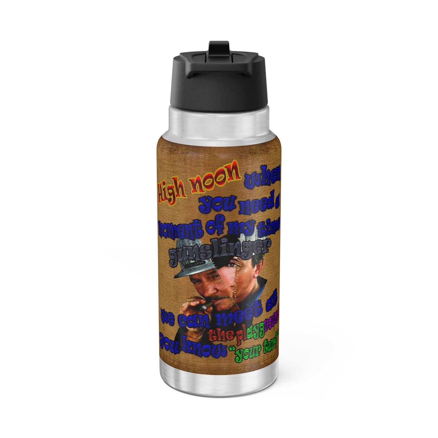 high noon - Gator Tumbler, 32oz  (brown papyrus)