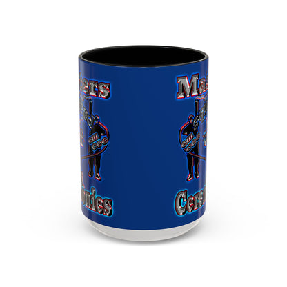 em cee squared - Accent Mug (dark blue)