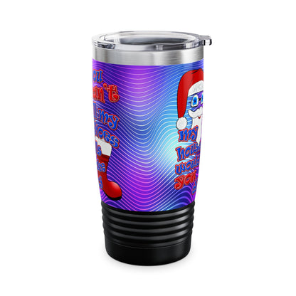 santa's shoes - Ringneck Tumbler, 20oz (purple wave)