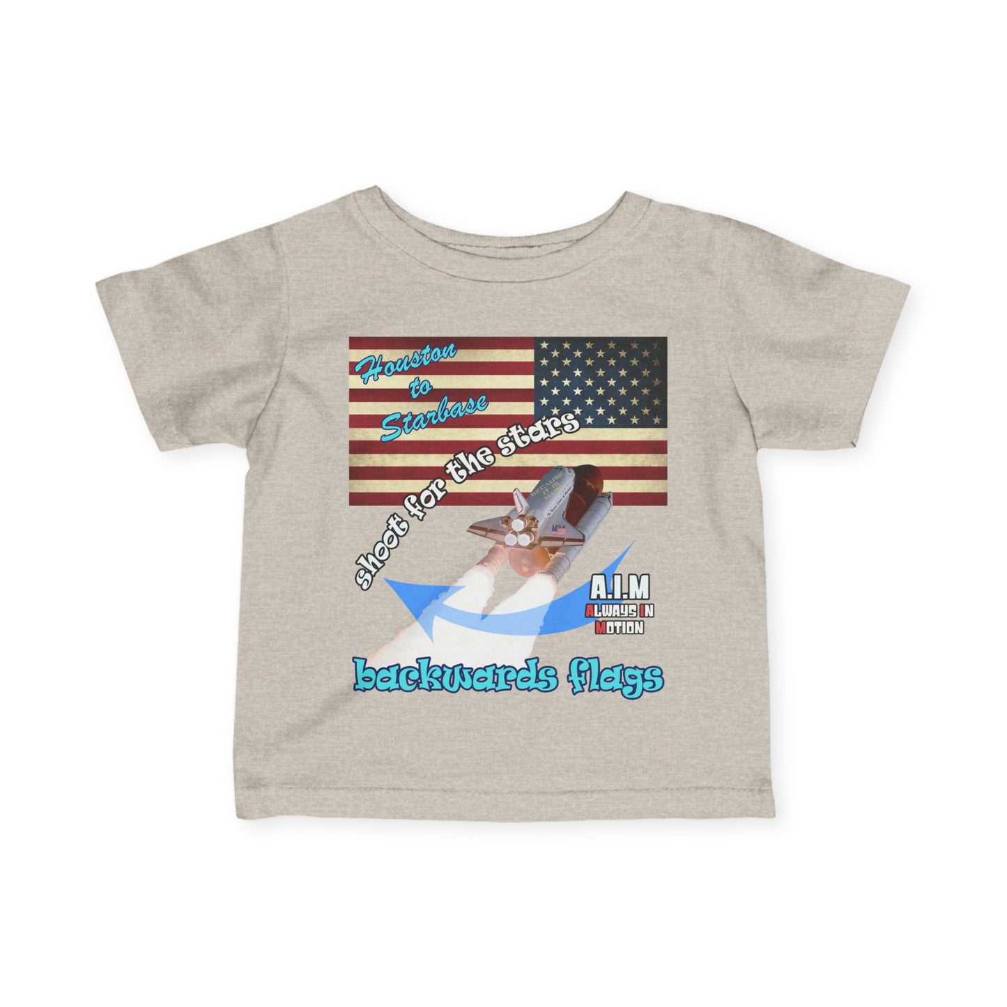 shoot for the stars - Infant Fine Jersey Tee