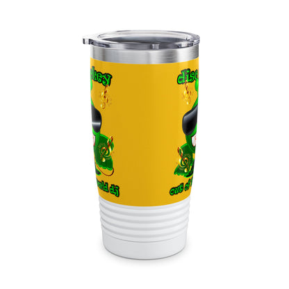 disc jockey - Ringneck Tumbler, 20oz (yellow)