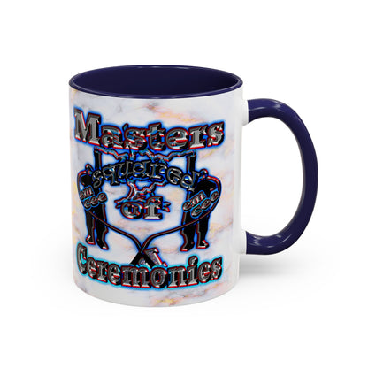 em cee squared - Accent Mug (white marble)