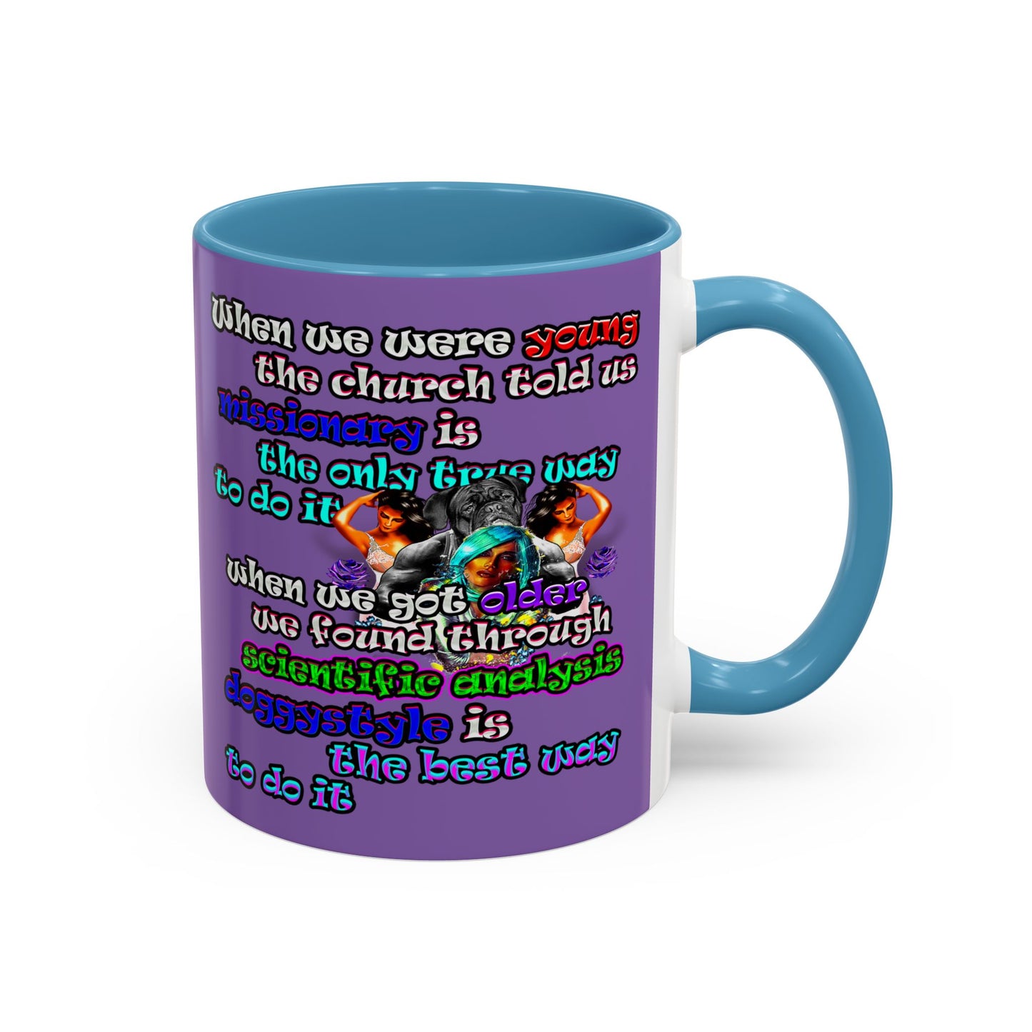 doggystyle - Accent Mug (light purple)
