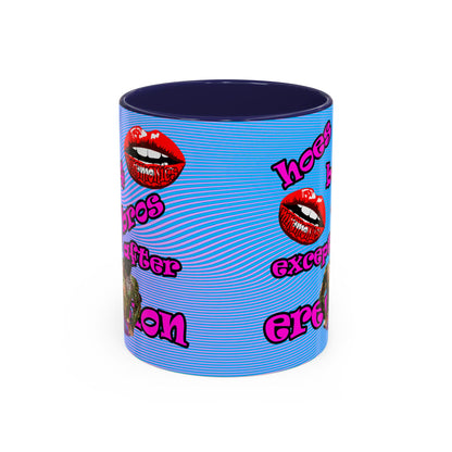 hoes b4 bros - Accent Mug (light blue-purple wave)