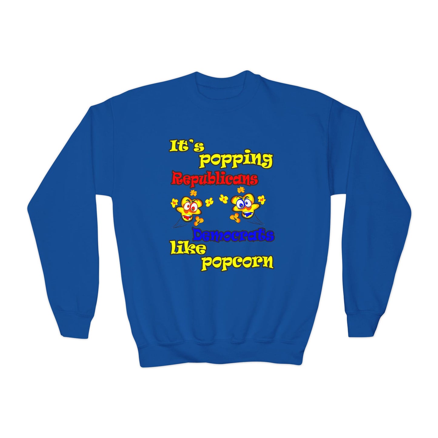 popping like popcorn - Youth Crewneck Sweatshirt