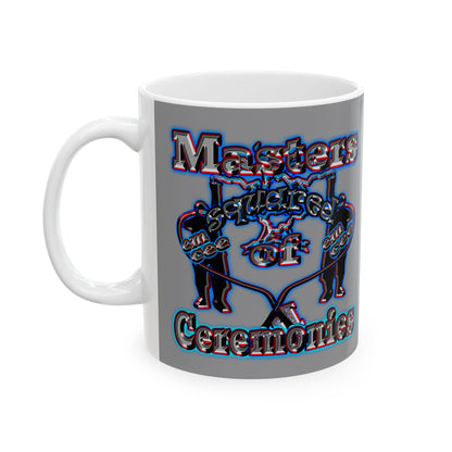 em cee squared - White Mug (grey)