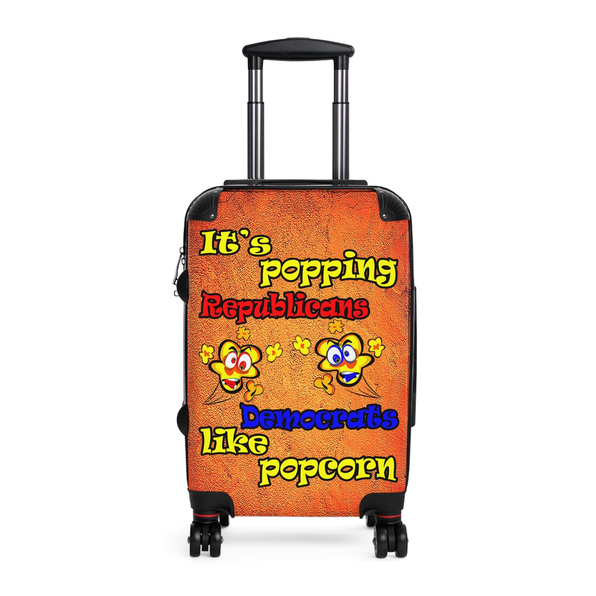 popping like popcorn - Suitcase (burnt orange)