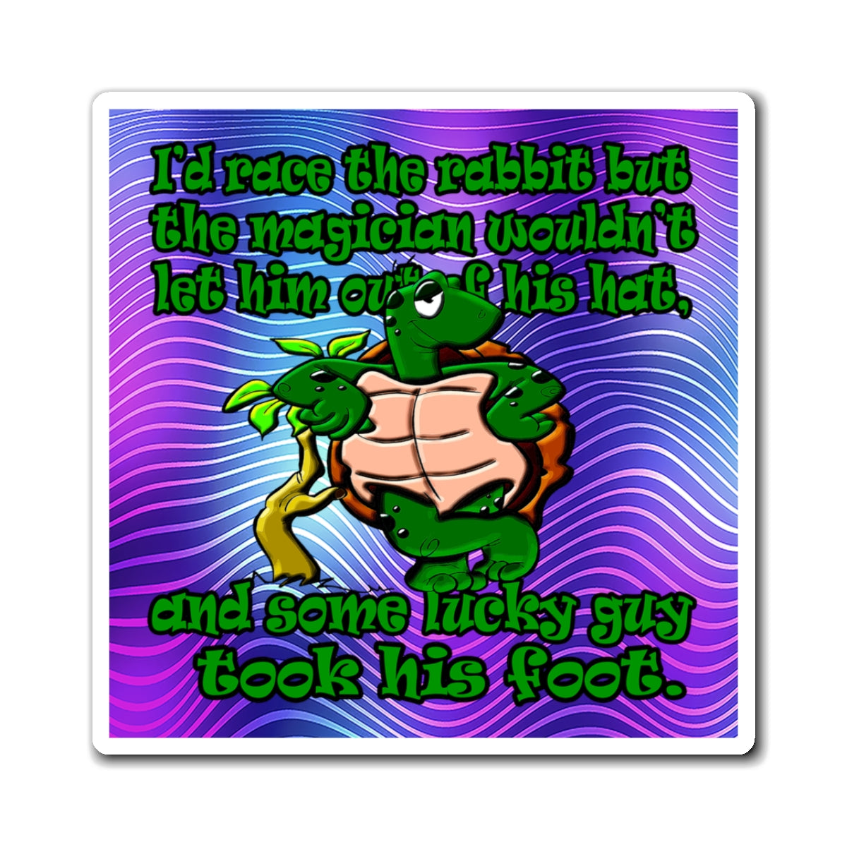 turtle race - Magnets - (purple wave)