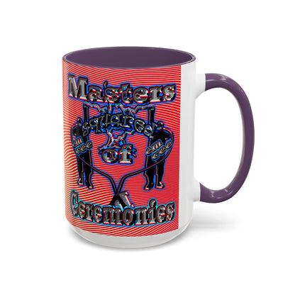 em cee squared - Accent Mug (yellow-orange wave)