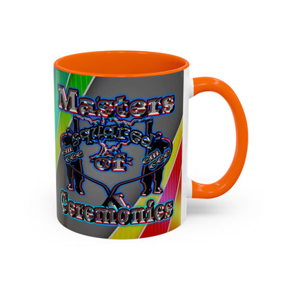 em cee squared - Accent Mug (rainbow split)