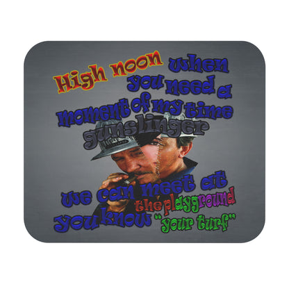 high noon - Mouse Pad (Rectangle) (grey-light grey)