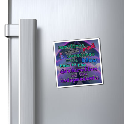 declaration of the independents - Magnets - (grey-pink wave)