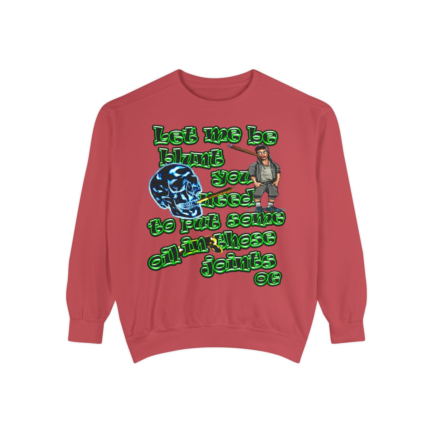 og - Unisex Garment-Dyed Sweatshirt