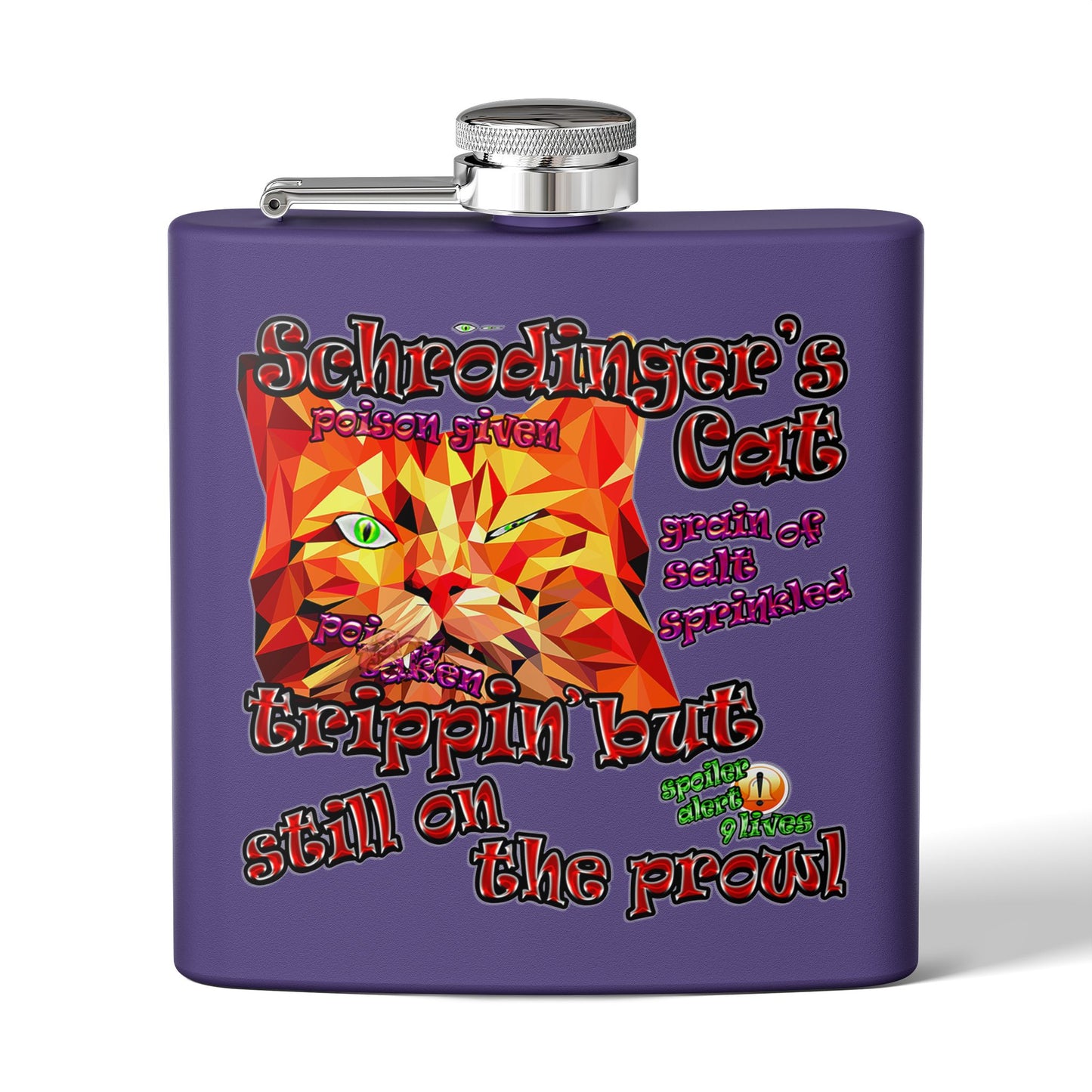 schrodinger's cat - Stainless Steel Flask