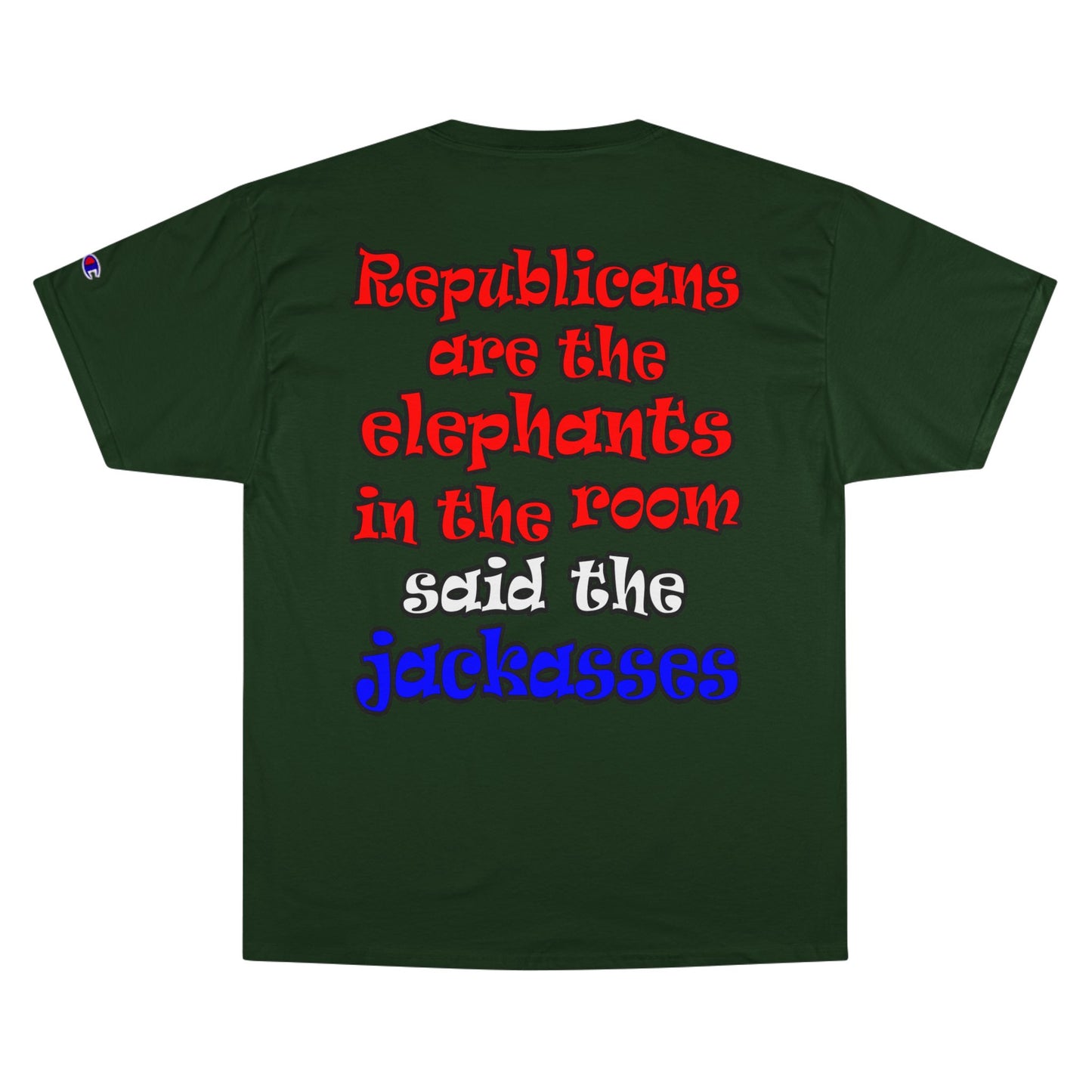 donkeys and elephants - Champion T-Shirt