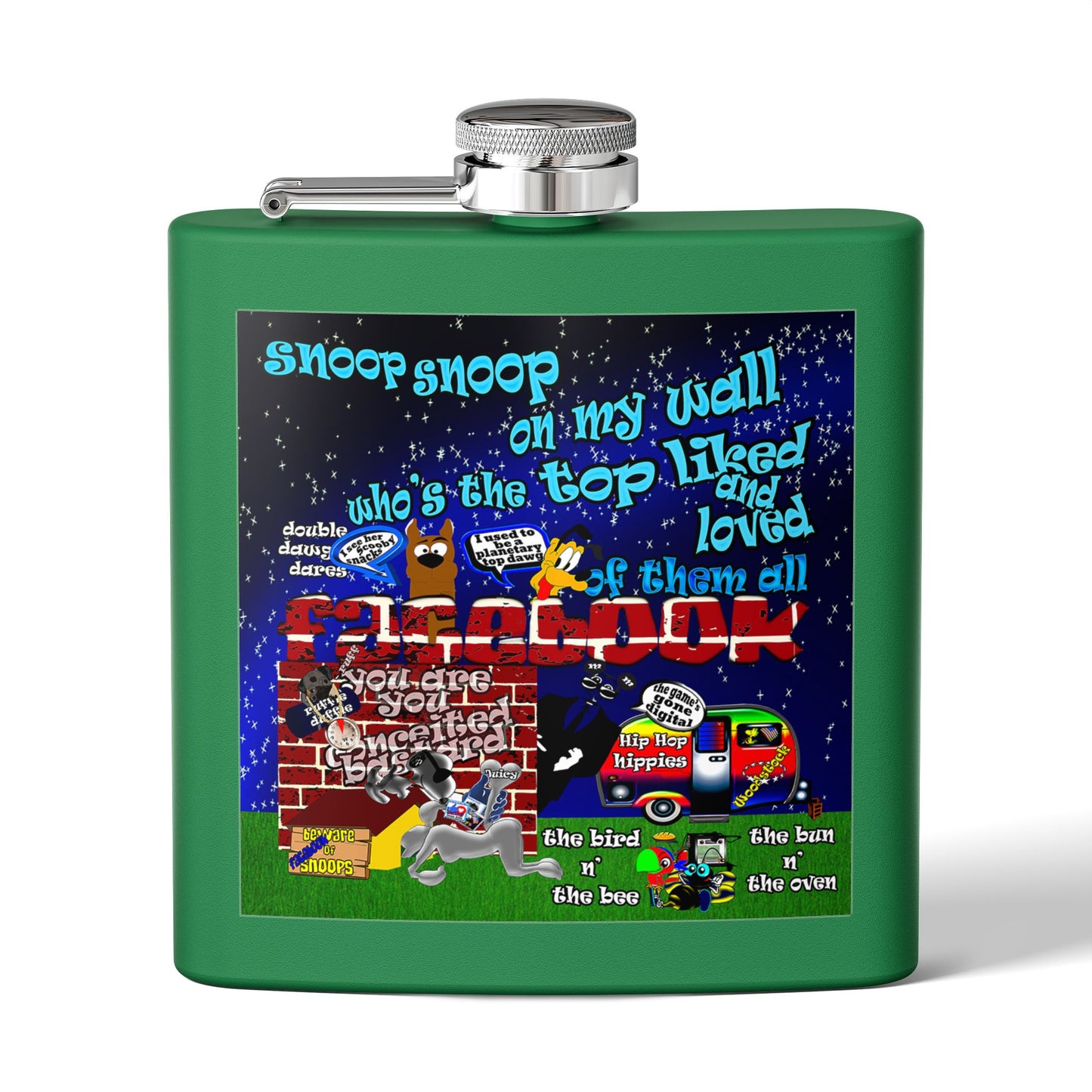 snoops - Stainless Steel Flask